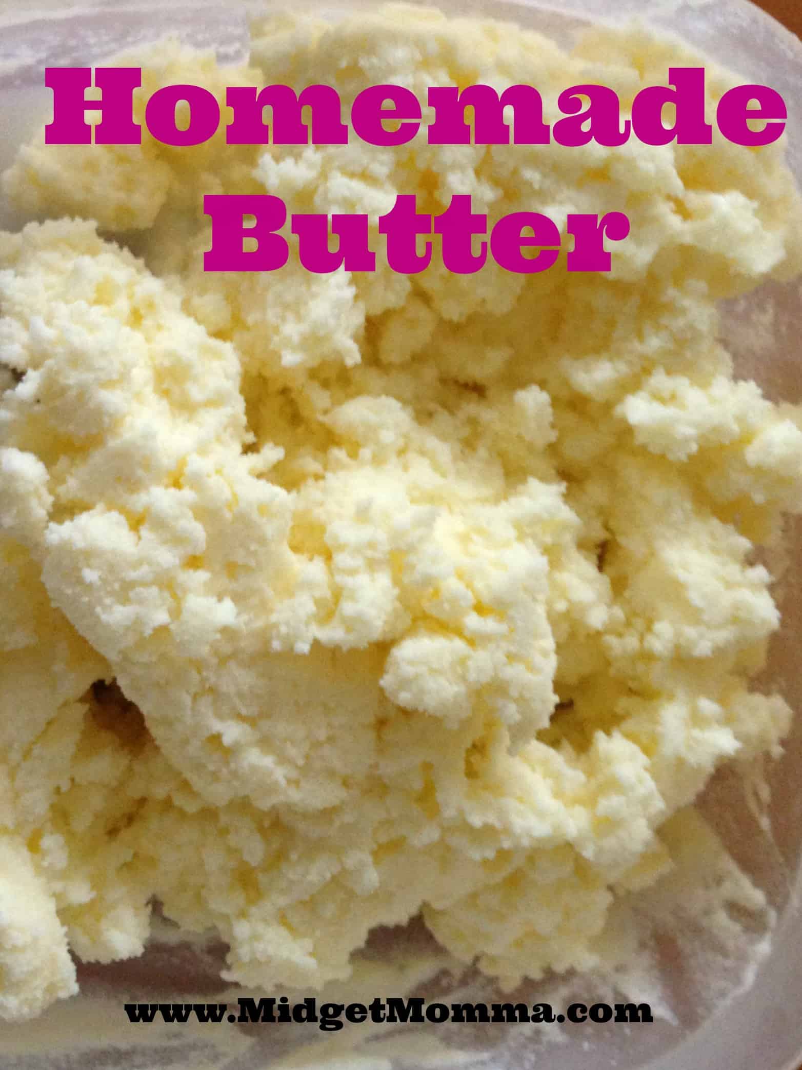 Homemade  homemade in Butter how butter a make to jar