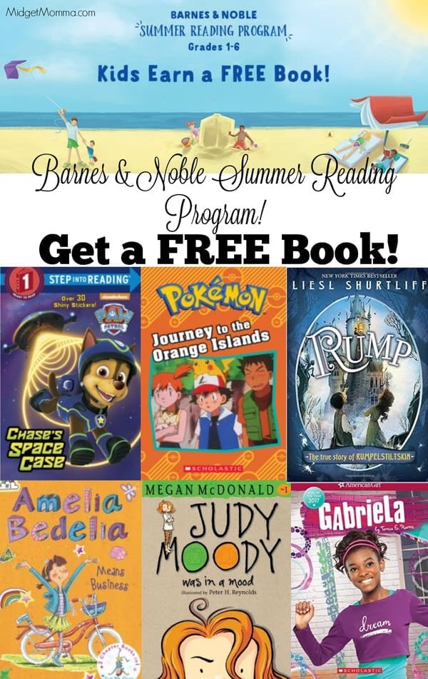 Barnes and Nobles Program Summer Reading Is Back!! Kids get a FREE Book