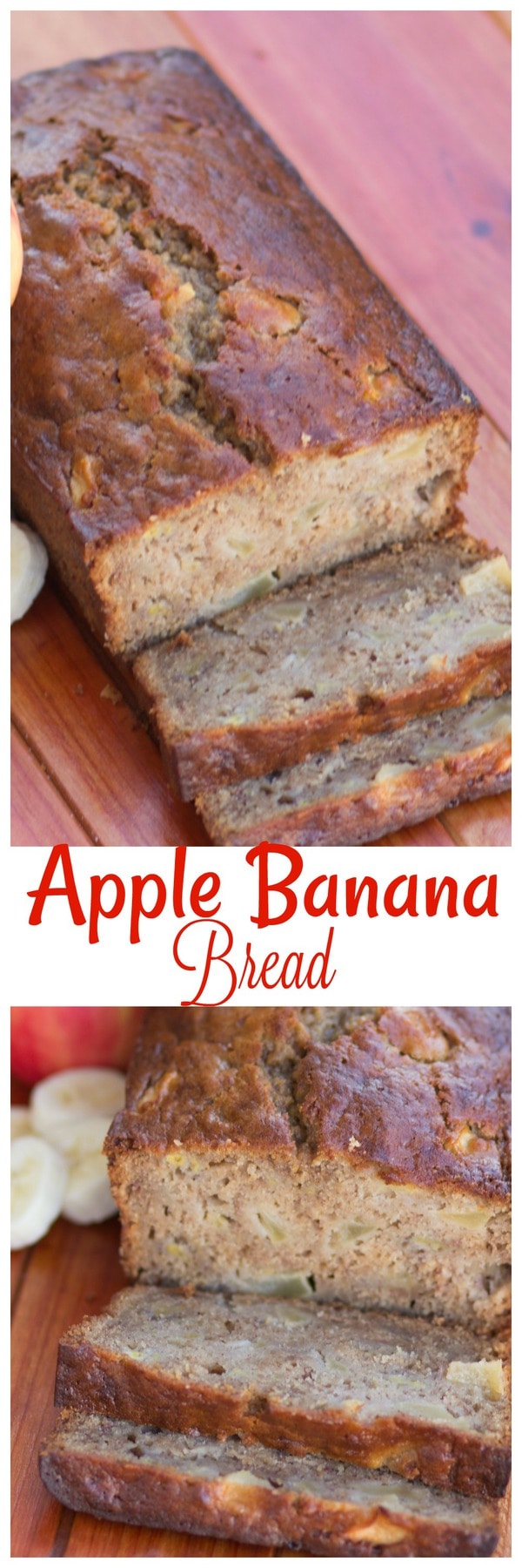 Amazing Banana Apple Bread • MidgetMomma