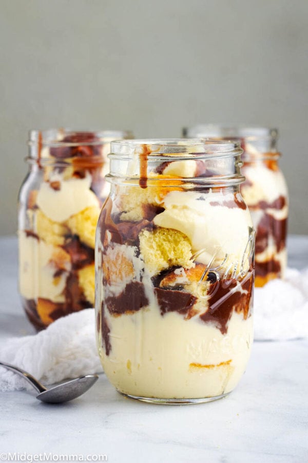 Mason Jar Boston Cream Pie Dessert Parfait Midgetmomma