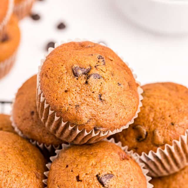 Pumpkin Chocolate Chip Muffins MidgetMomma