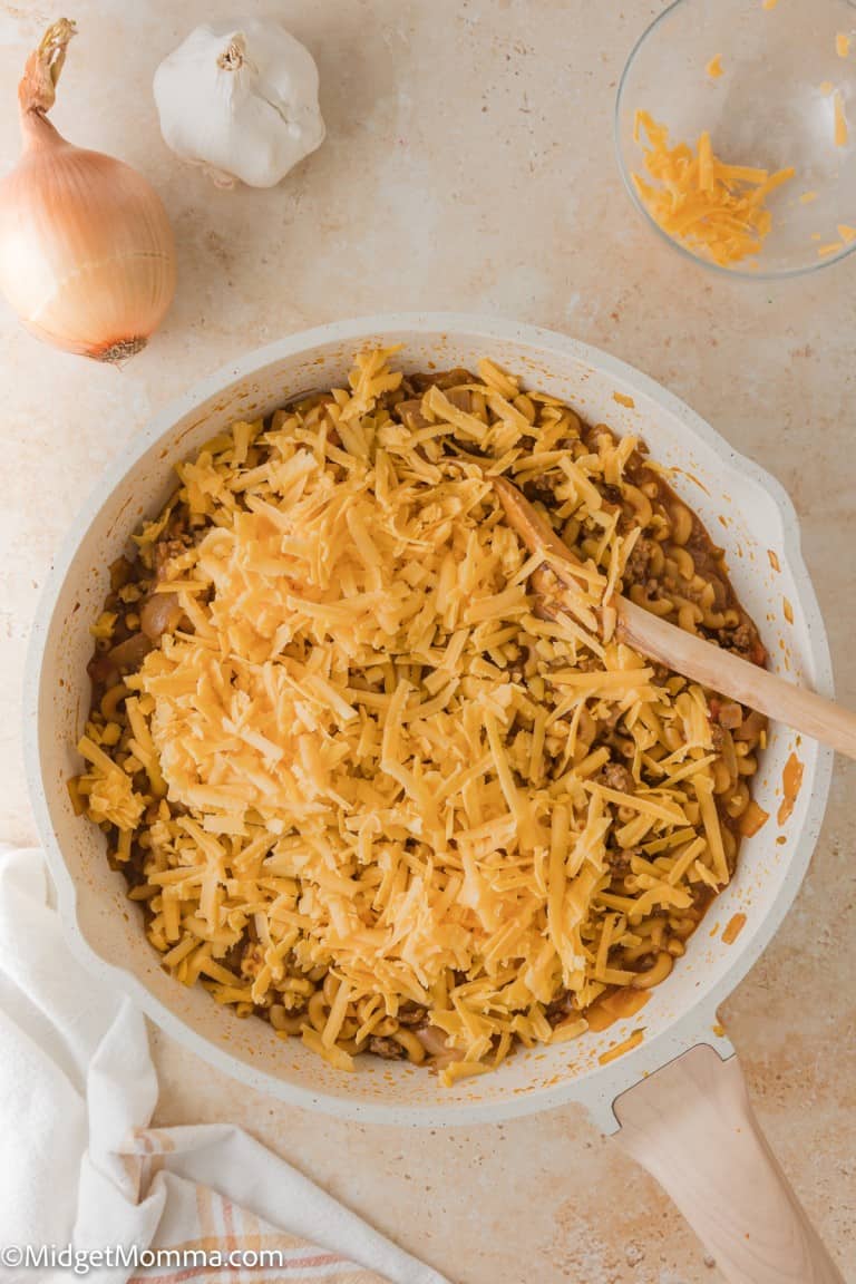 Homemade Hamburger Helper Cheeseburger Pasta Recipe