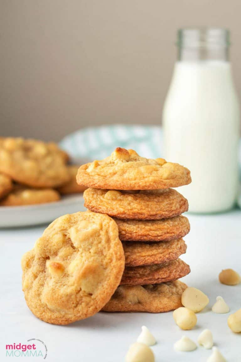 White Chocolate Macadamia Nut Cookies • MidgetMomma