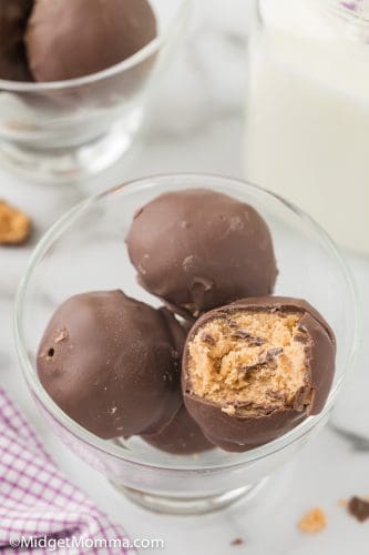 Chocolate Peanut Butter Balls • MidgetMomma