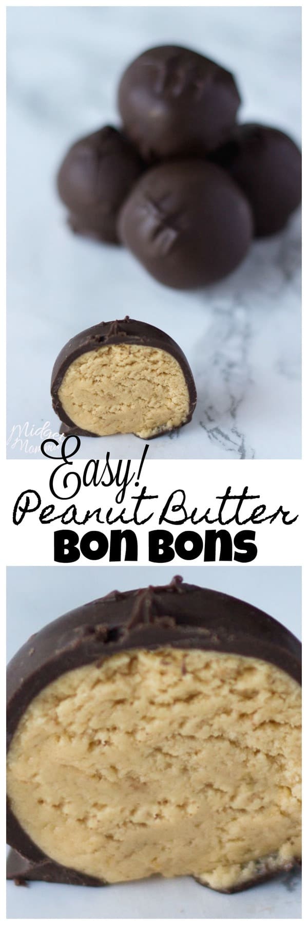 Easy Peanut Butter Bon Bons • MidgetMomma