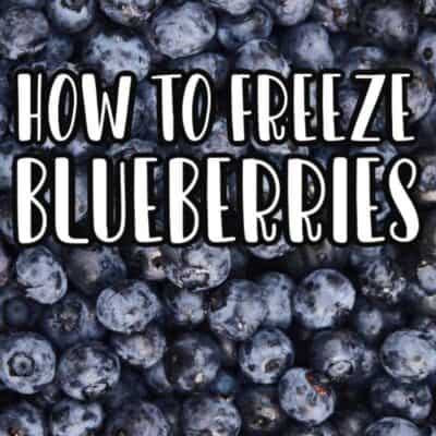 blueberries freeze