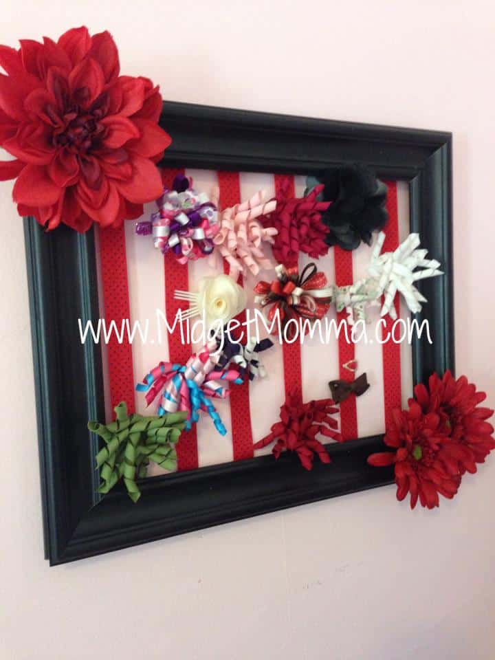 DIY Hair Bow Holder Tutorial ~ That Used To Be a Picture Frame