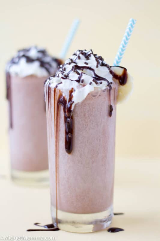 Chocolate Banana Milkshake Recipe • MidgetMomma