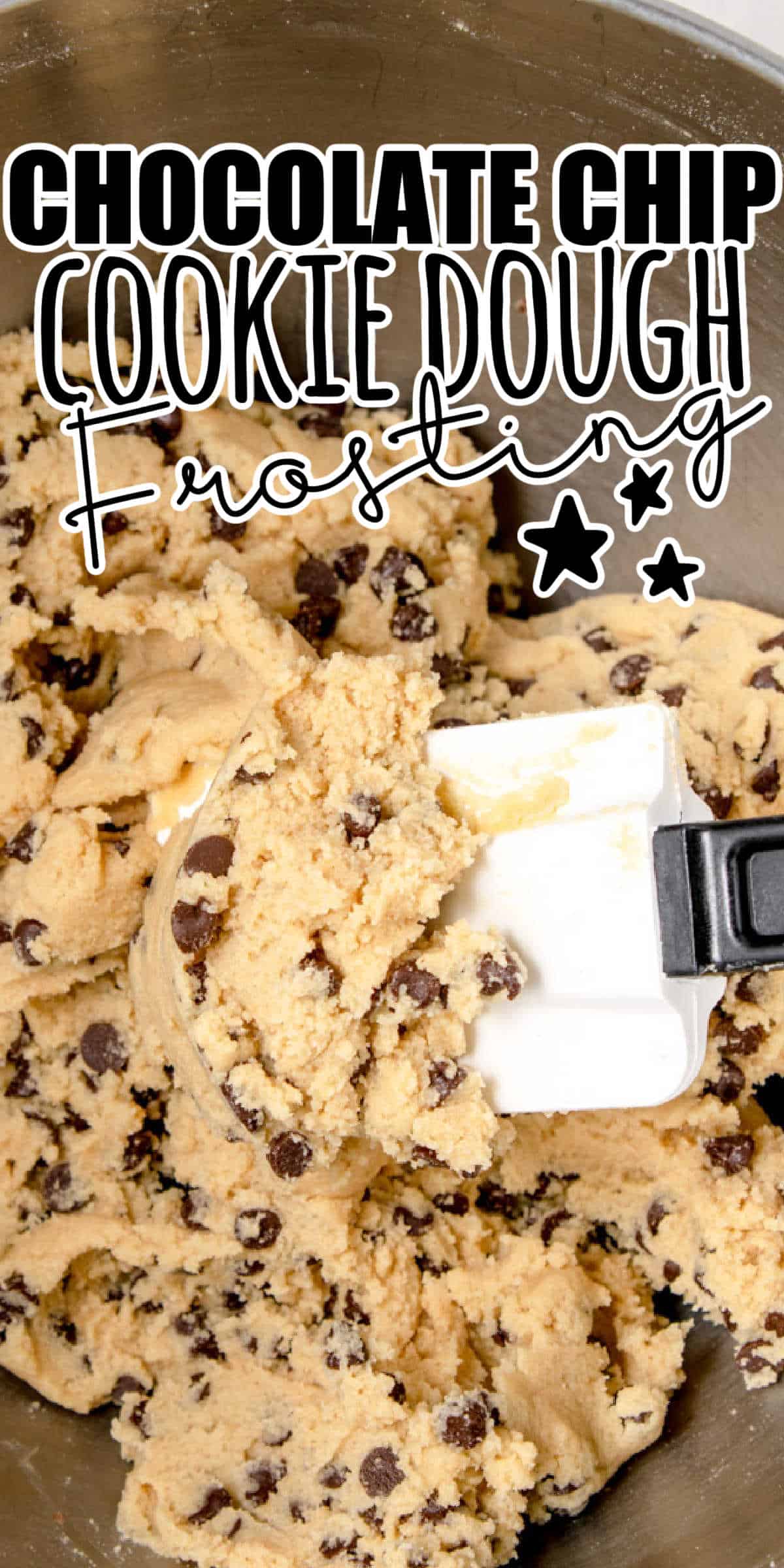 Chocolate Chip Cookie Dough Frosting Recipe For Homemade Cupcakes