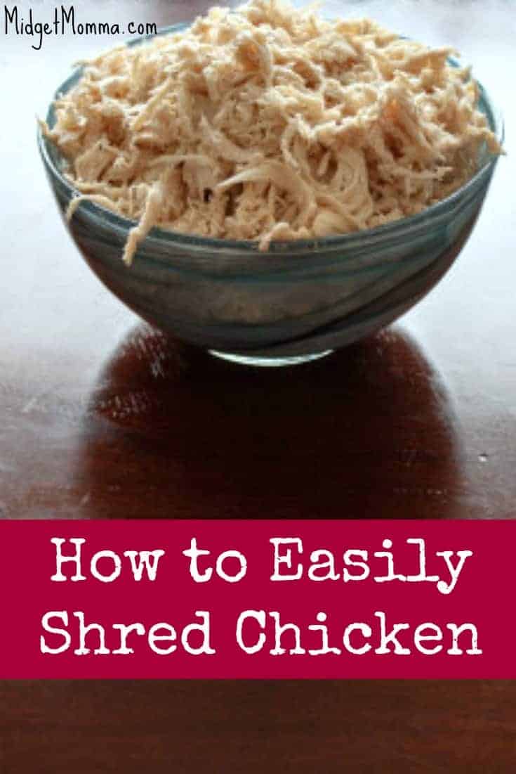 best way to shred chicken
