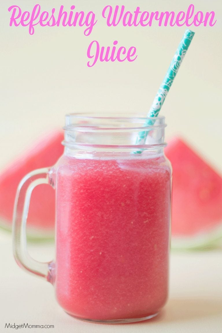 Watermelon Juice Recipe • Midgetmomma