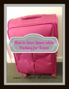 How to Save Space when Packing to Travel