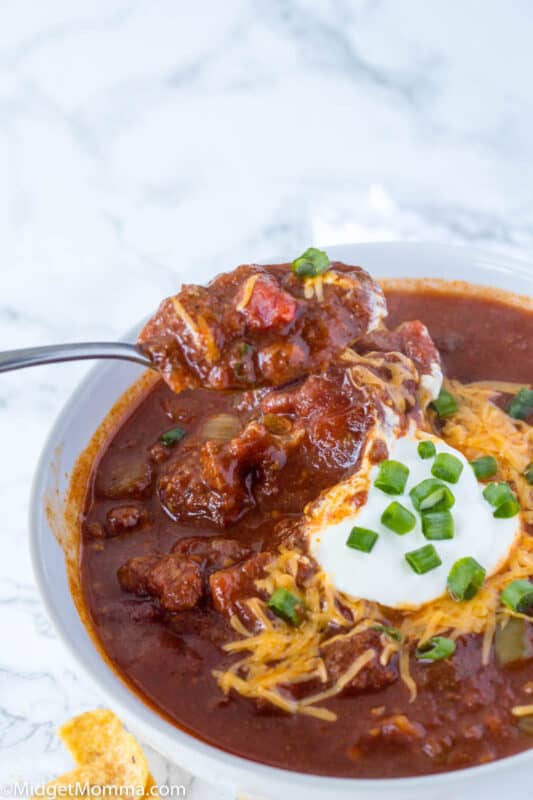 The BEST Crockpot Chili Recipe % MidgetMomma