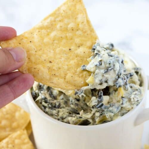 The Best Spinach artichoke Dip Recipe • MidgetMomma