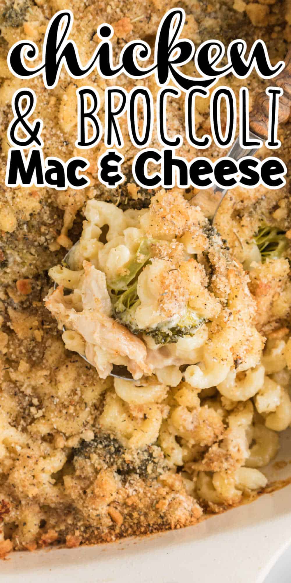 Chicken and Broccoli Baked Macaroni and Cheese