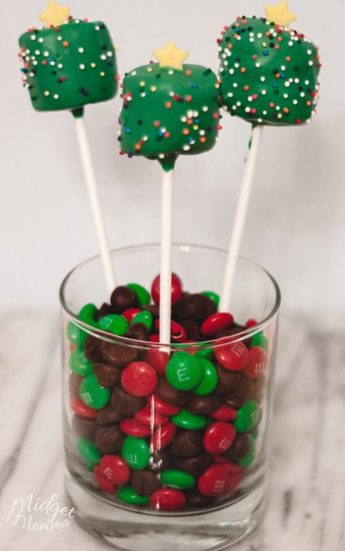 Christmas Tree Marshmallow Pops • MidgetMomma