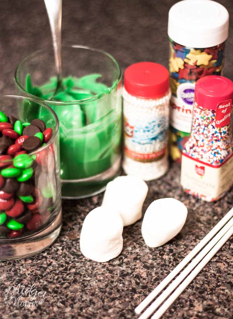 Christmas Tree Marshmallow Pops • MidgetMomma