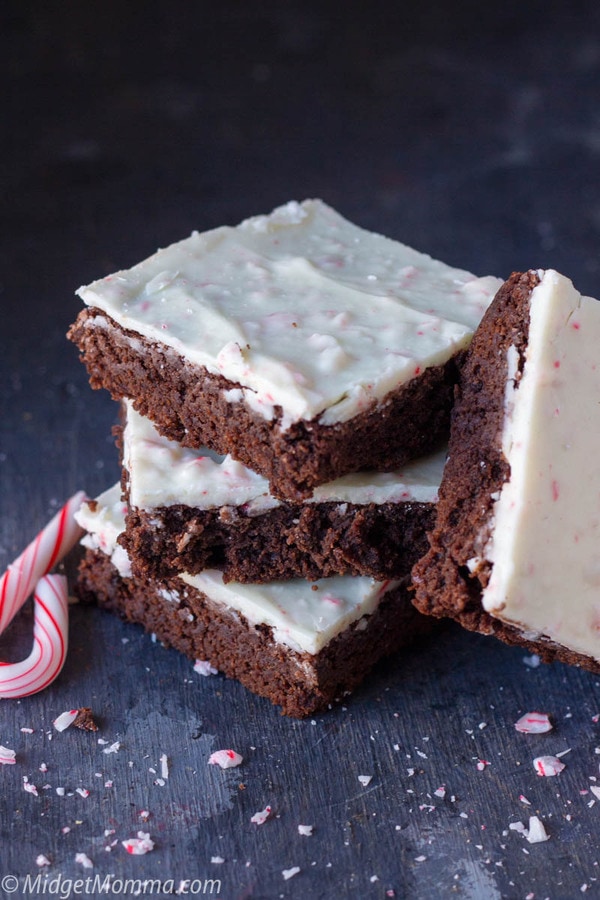 crushed peppermint brownies