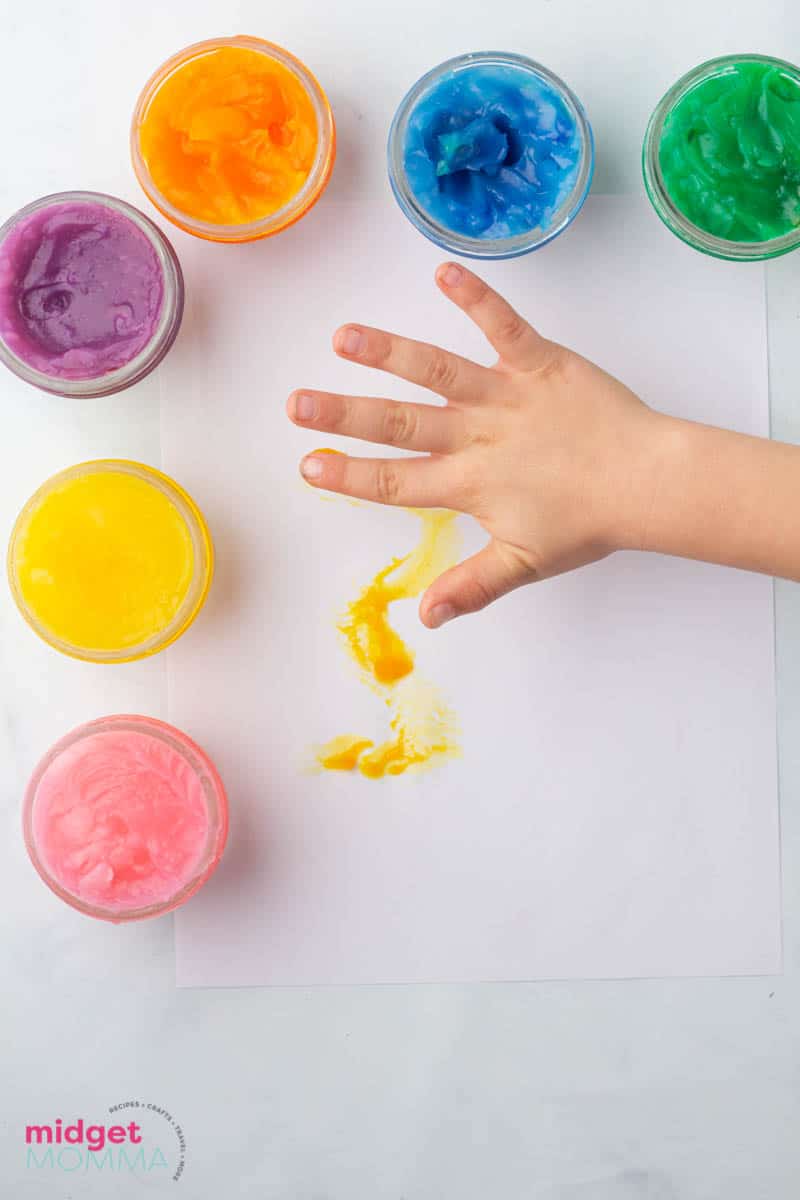 Homemade Finger Paints Recipe 