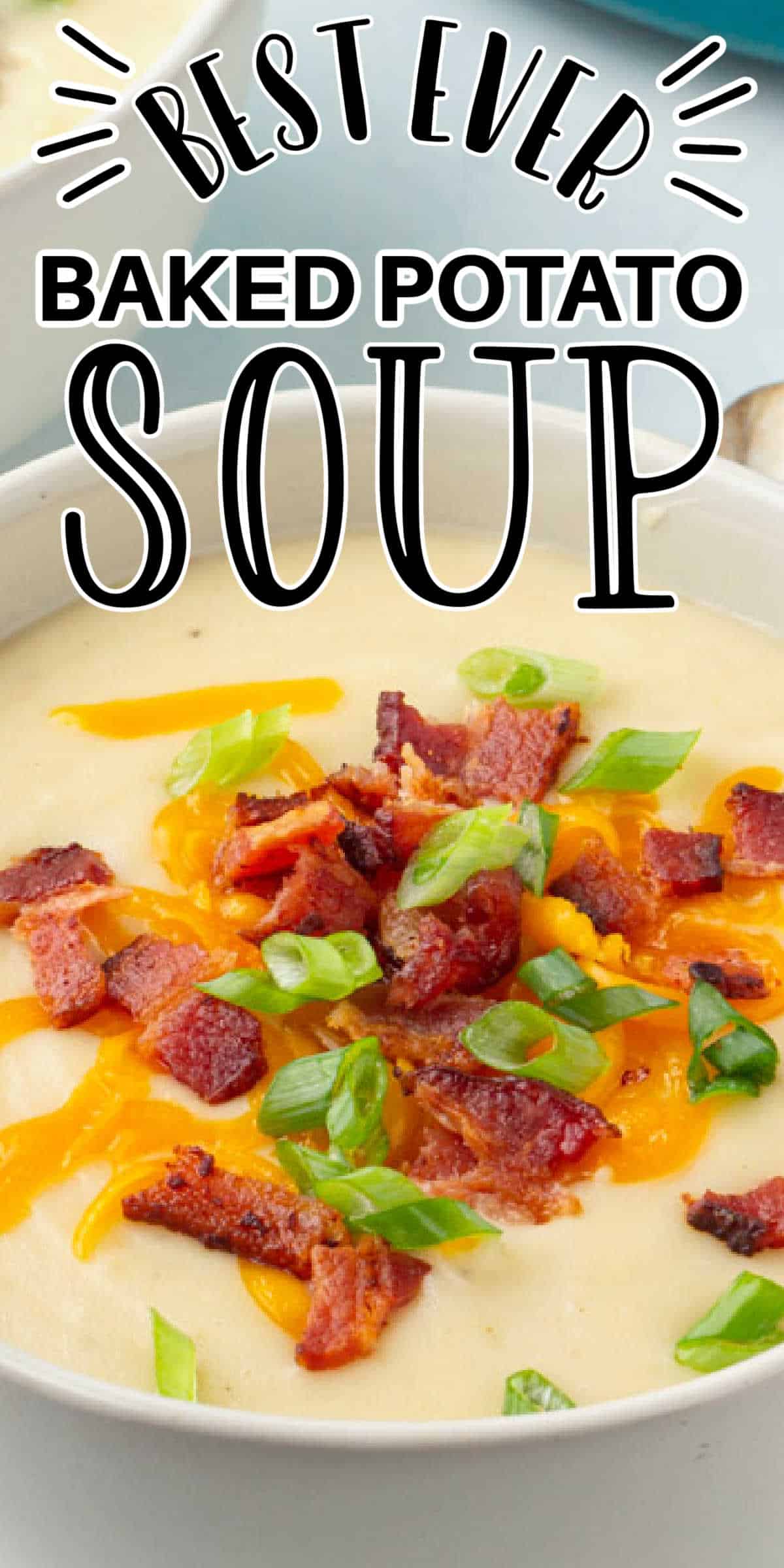 Loaded Baked Potato Soup Recipe (Easy to Make Soup!)