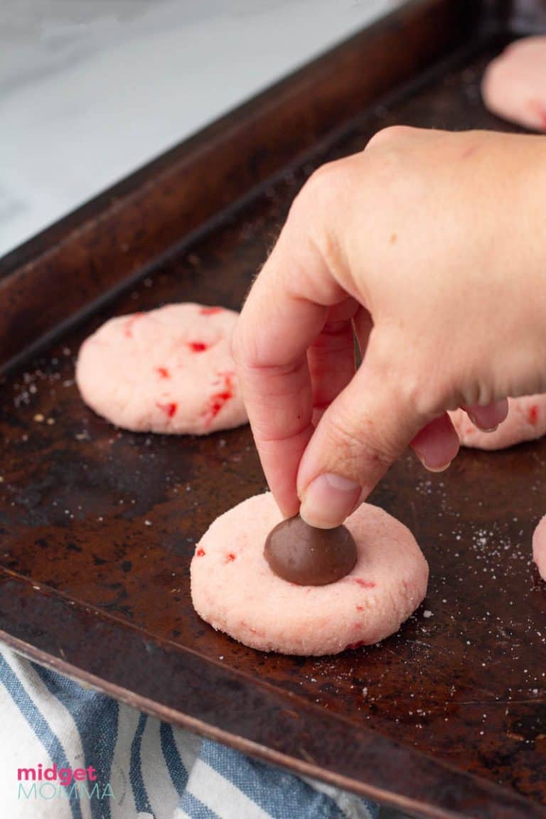 Cherry Kiss Cookies (Cherry Blossom Cookies) • MidgetMomma