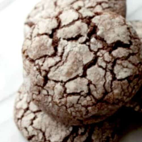 Chocolate Crackle Cookies