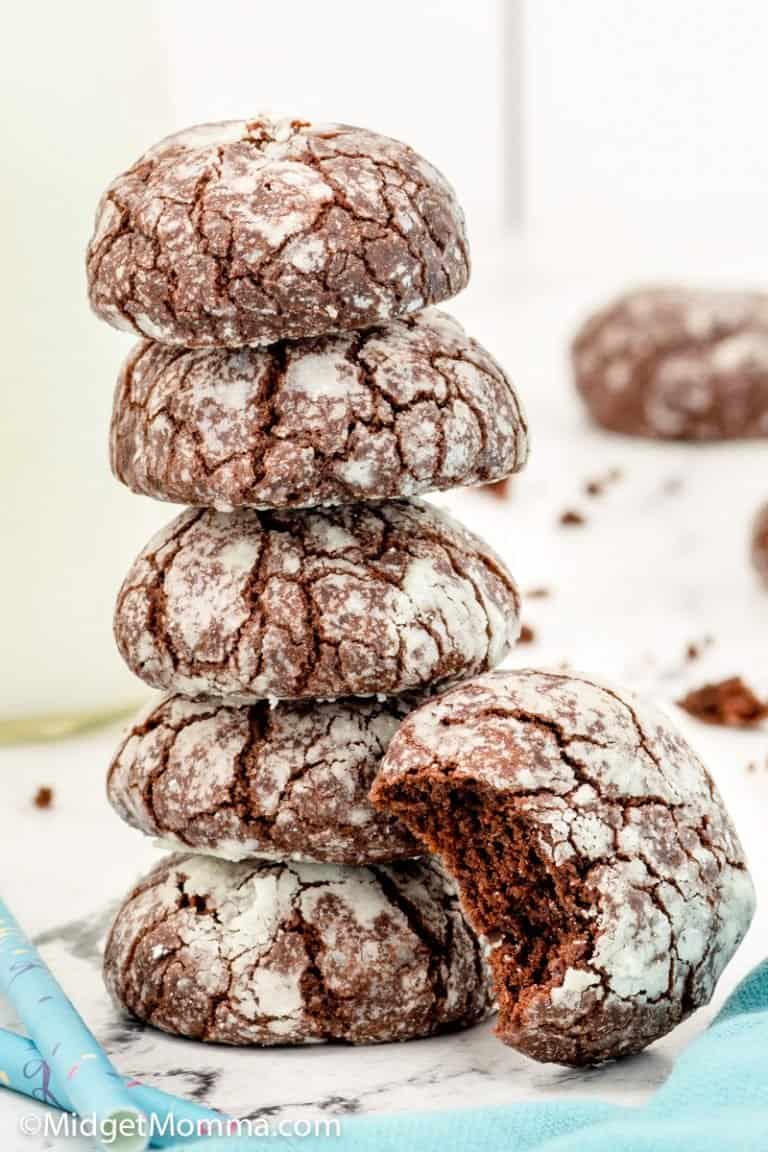 Chocolate Crinkle Cookies Recipe (Chocolate Crackle Cookies)