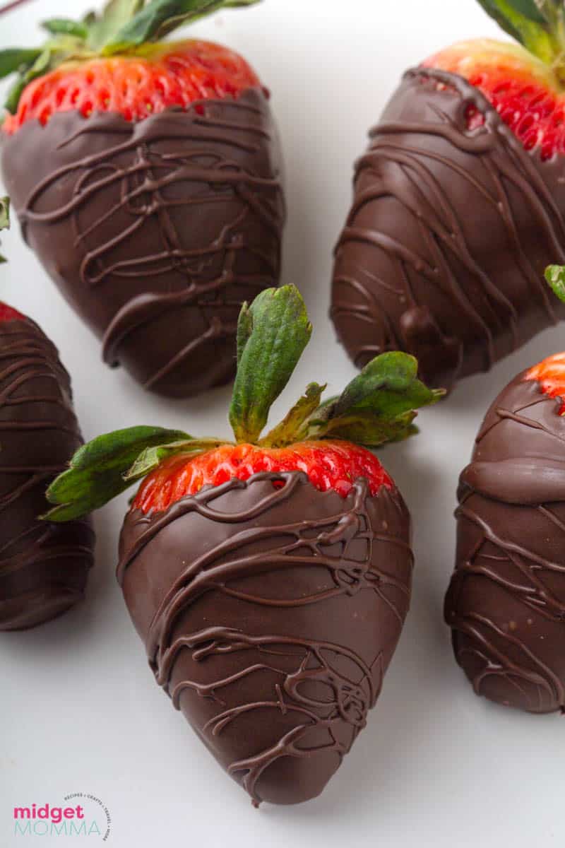 Dark Chocolate and Nonpareil dipped Strawberries