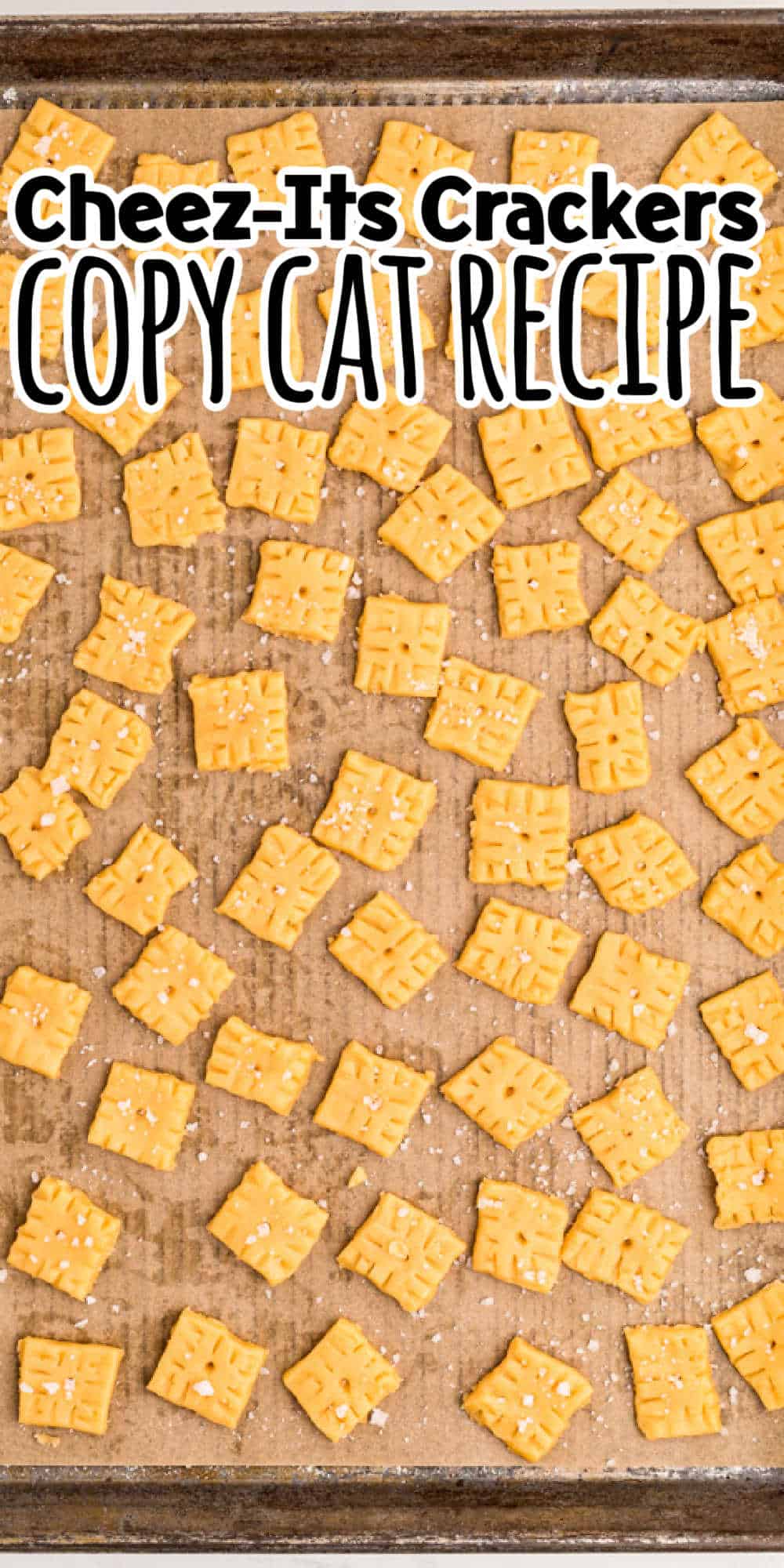 Homemade Cheez-Its Crackers Recipe (Cheddar Cheese Crackers)