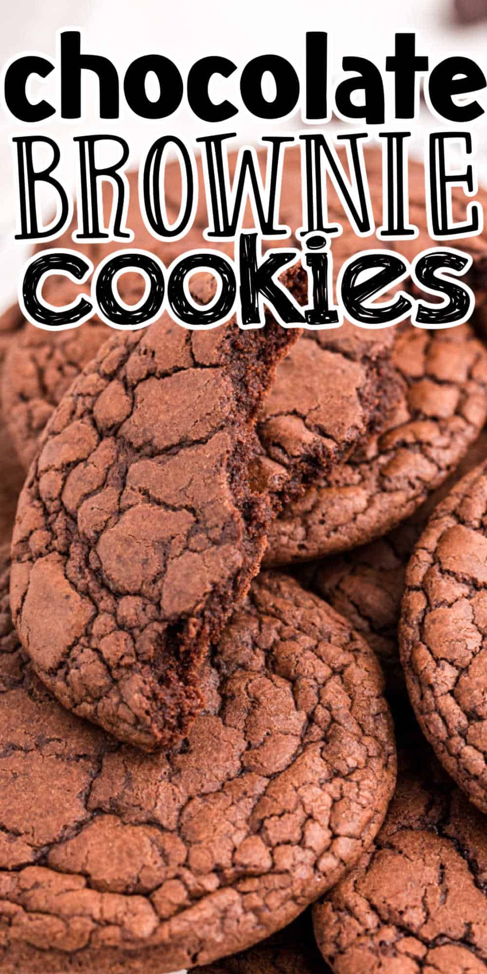 Soft, Chewy & Fudgy Brownie Cookies Recipe