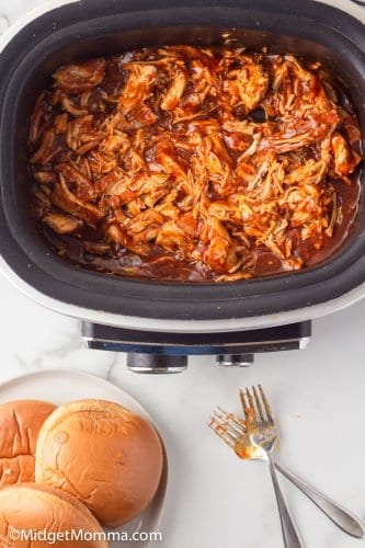 Slow Cooker Barbecue Pulled Chicken Recipe