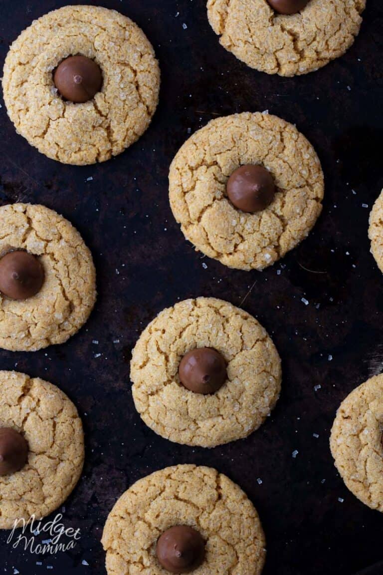 Homemade Peanut Butter Blossom Cookies Recipe