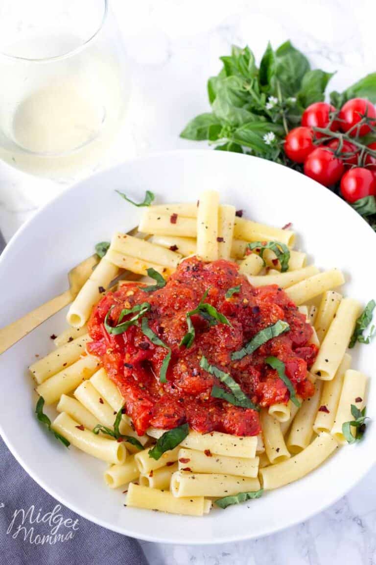 Spicy Cherry Tomato Pasta Sauce (Done in 30 minutes!)