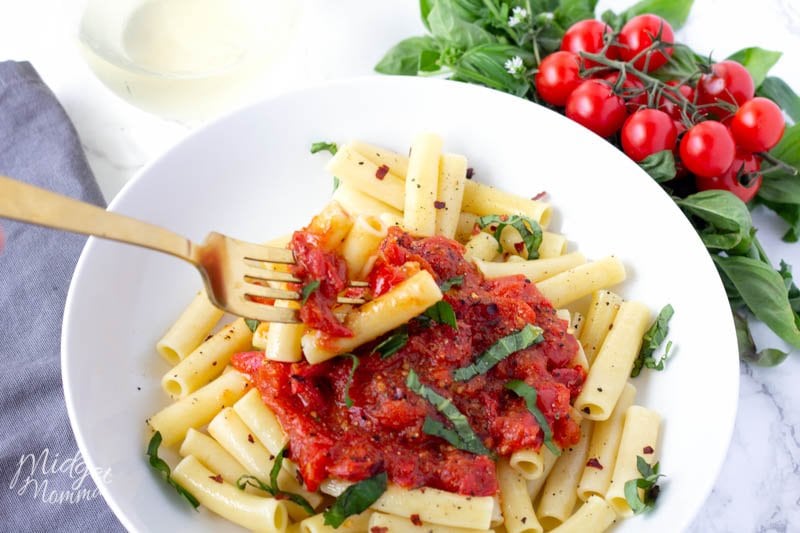 Spicy Cherry Tomato Pasta Sauce