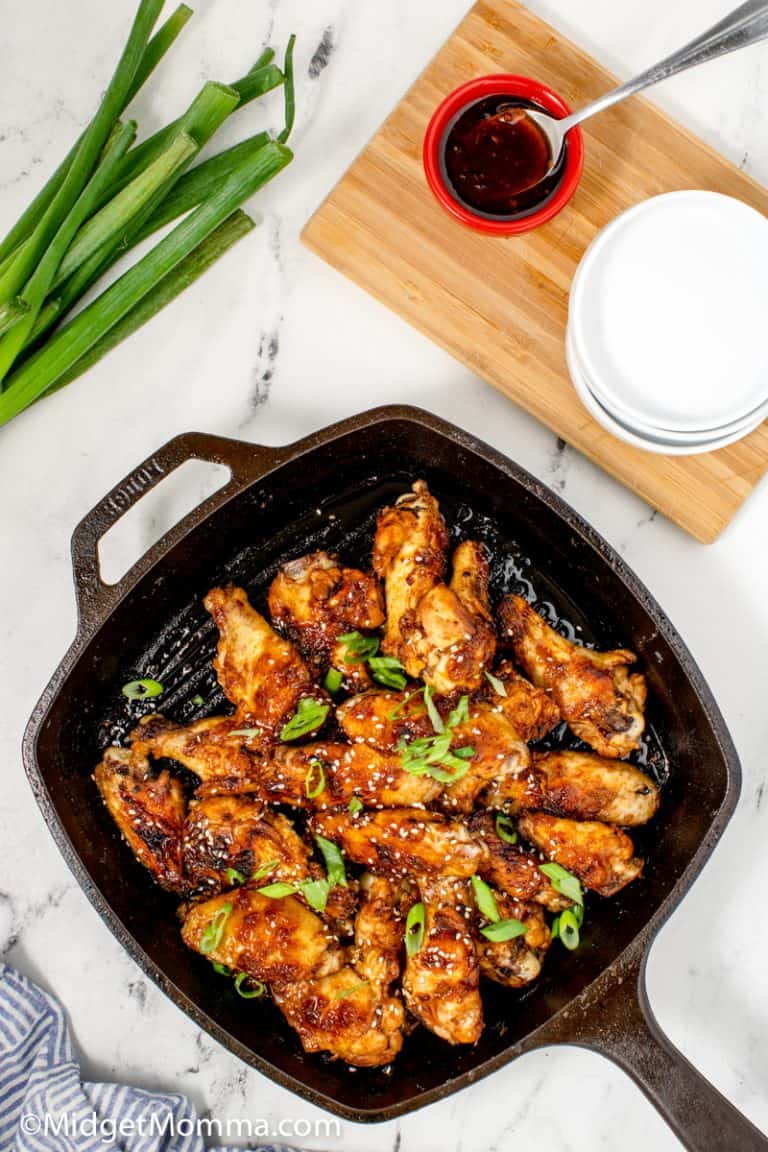 Korean BBQ Grilled Wings Recipe (Easy Grilled wings)
