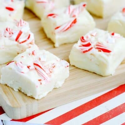 White Chocolate Peppermint Fudge ­ MidgetMomma