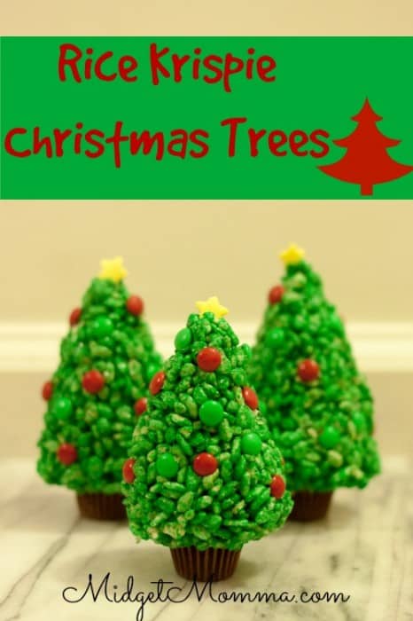 Rice Krispie Christmas Trees