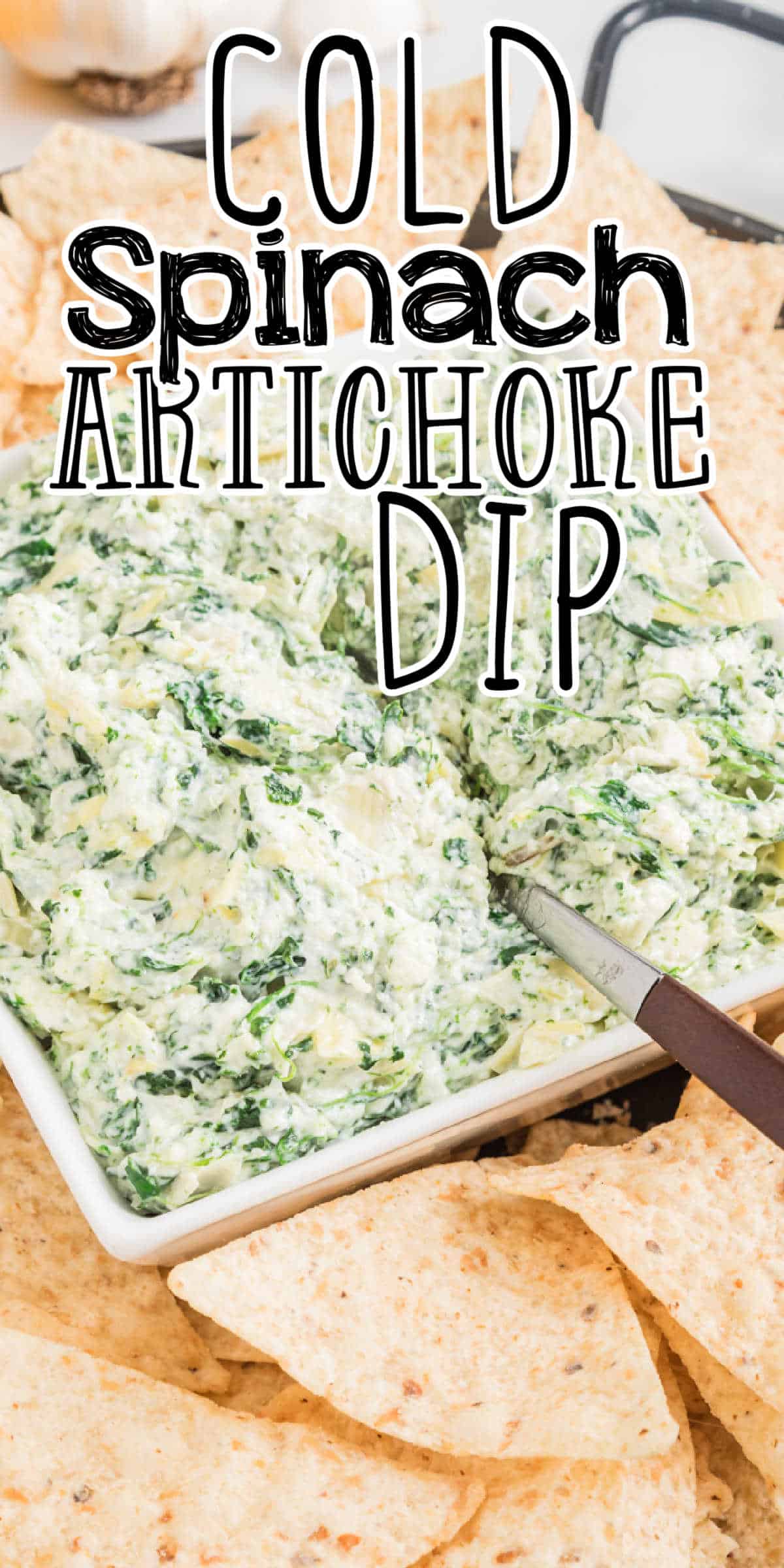 Creamy Cold Spinach Artichoke Dip Recipe