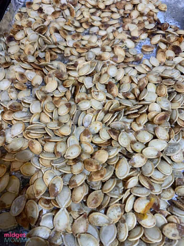 Easy Toasted Pumpkin Seed Recipe • MidgetMomma