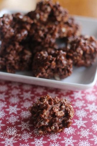 Reindeer Poop Cookies Christmas cookie