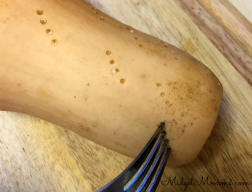 Peel Butternut Squash Step by Step Instructions