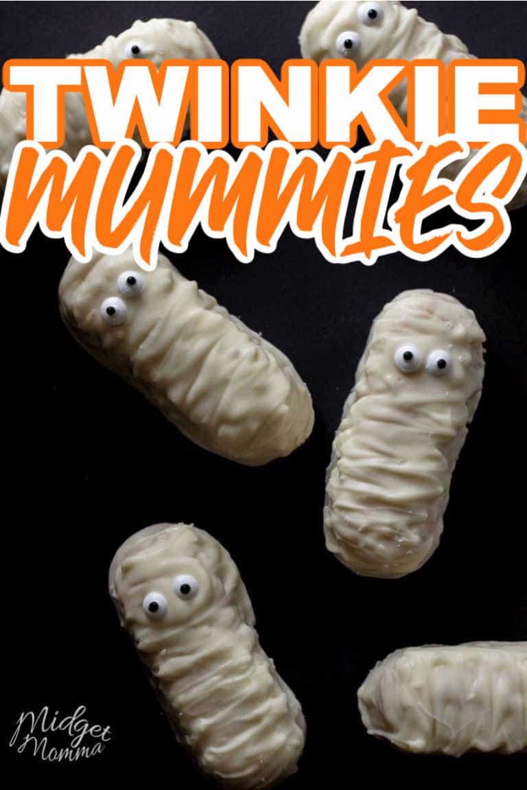 Chocolate Covered Twinkie Mummies Halloween Treat