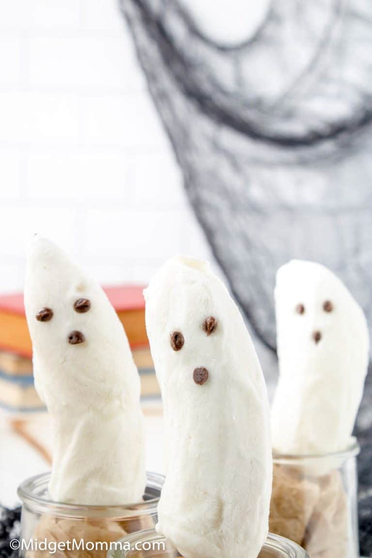 Yogurt Banana Ghost Pops Healthy Halloween Snack