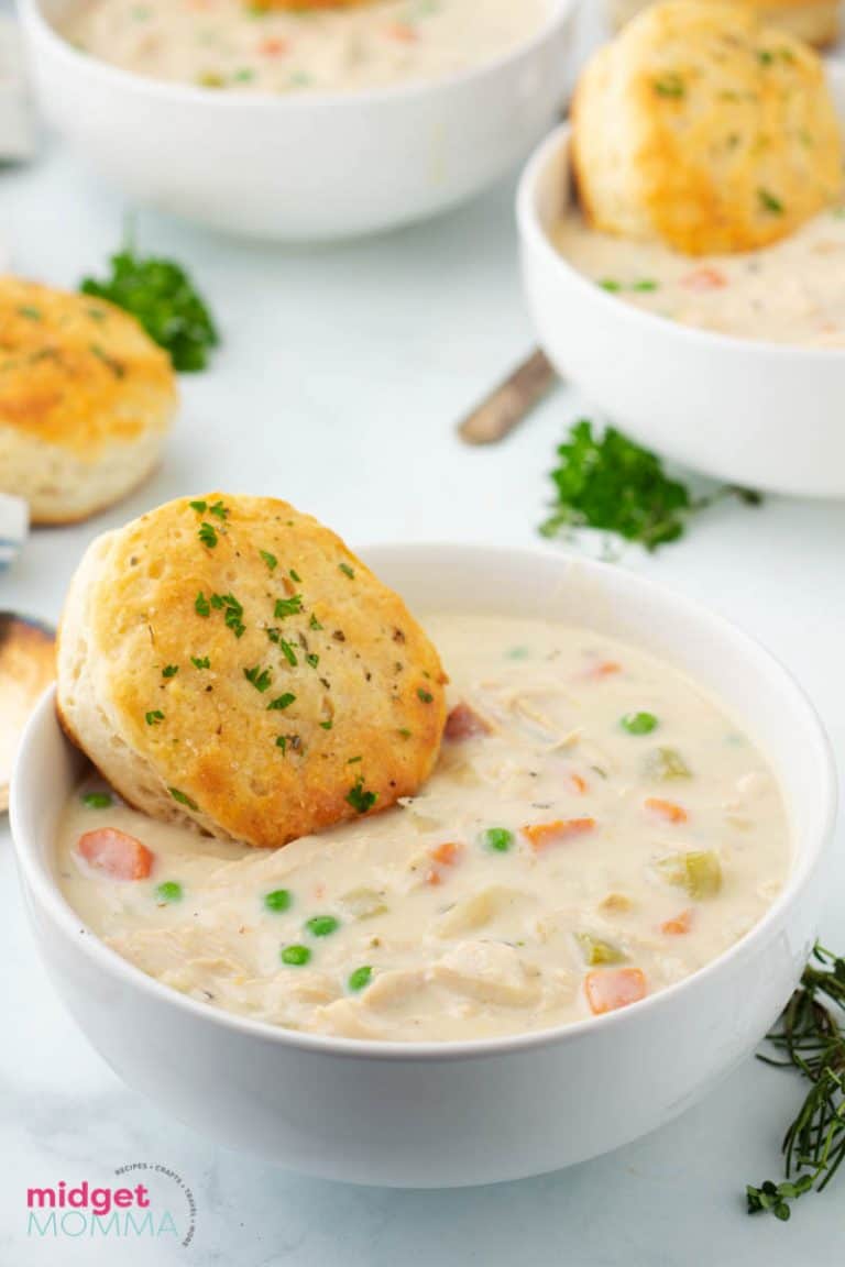 Chicken Pot Pie Soup • MidgetMomma