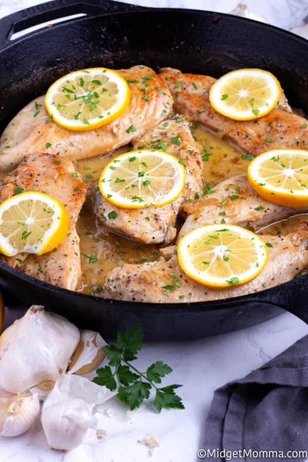 Easy Lemon Garlic Chicken Recipe • MidgetMomma