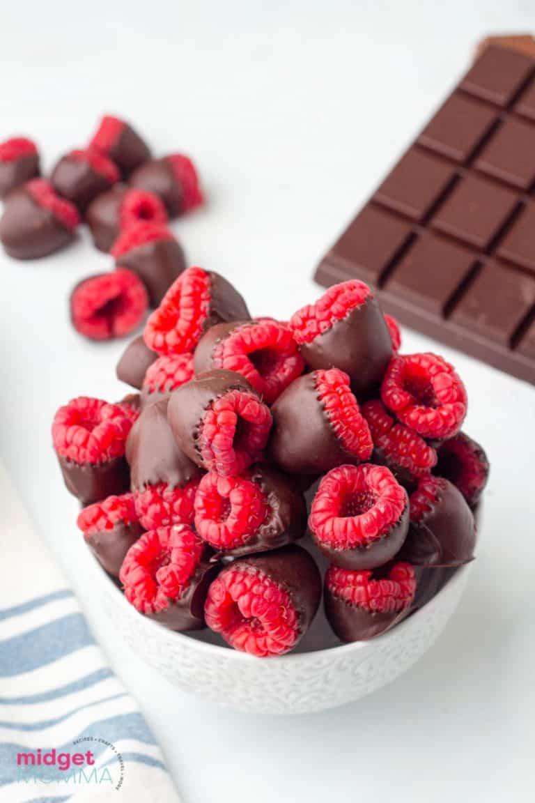 Chocolate Covered Raspberries • MidgetMomma