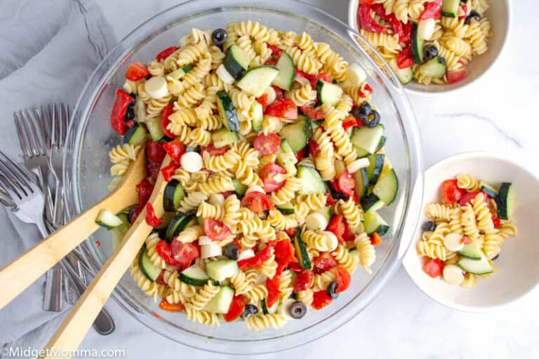 Italian Pasta Salad (Cold Pasta Salad With Italian Dressing)