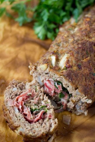 Meatloaf Brasciole Recipe - Italian Stuffed Meatloaf (Italian Stuffed ...