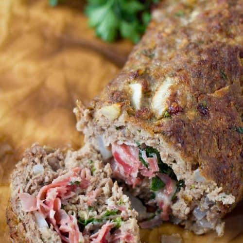 Meatloaf Brasciole Recipe - Italian Stuffed Meatloaf (Italian Stuffed ...