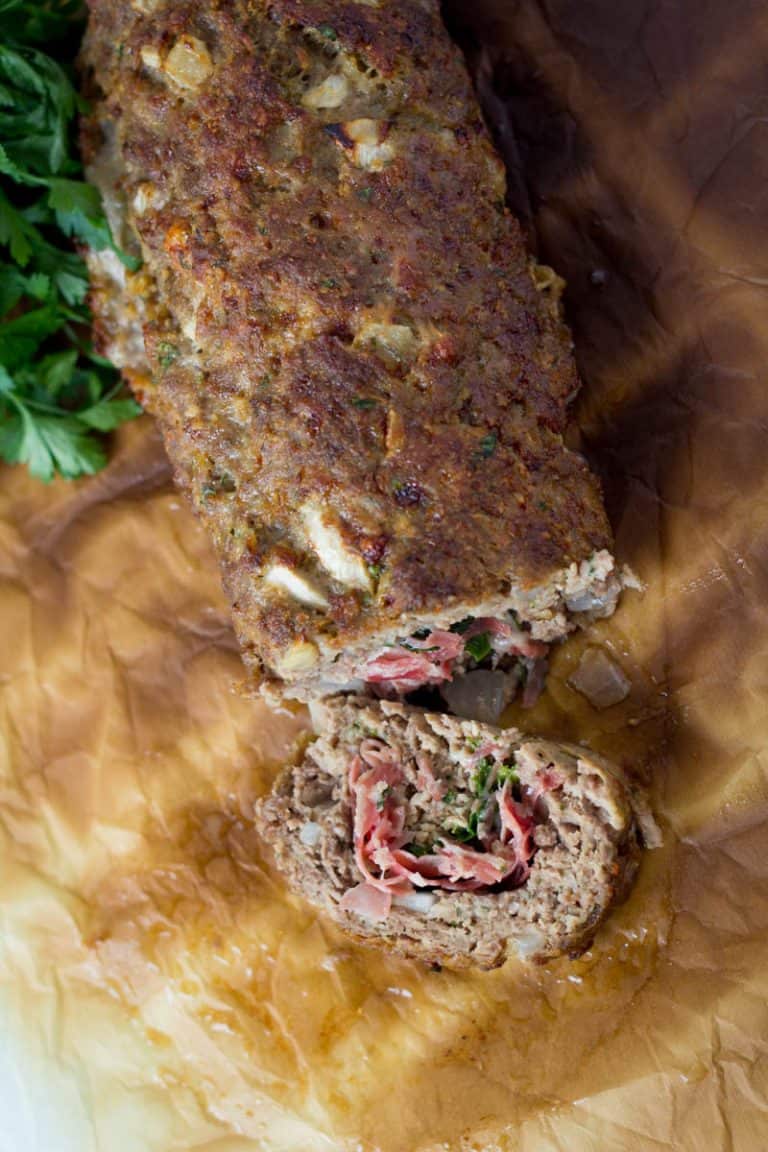 Meatloaf Brasciole Recipe - Italian Stuffed Meatloaf (Italian Stuffed ...